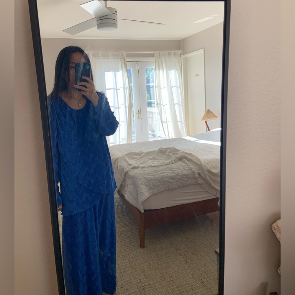 Vintage Maxima Pleats Pants and Top set M/L